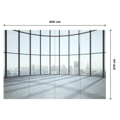 Fashion Papier peint panoramique XL CITY VIEW 400 x 270 cm bleu ciel - 4MURS Papiers Peints Panoramiques|Papiers Peints