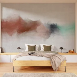 Sale Papier peint panoramique XL INKY 400 x 270 cm rouge et vert d'eau Papiers Peints Panoramiques|Papiers Peints