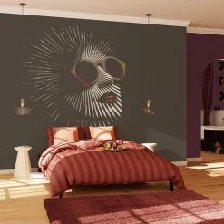 Online Papier peint panoramique XL MADONNE 350 x 255 cm anthracite - 4MURS Papiers Peints Panoramiques|Papiers Peints