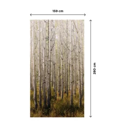 Hot Papier peint panoramique L BIRCH TREE 159 x 280 cm - 4MURS Papiers Peints Panoramiques|Papiers Peints