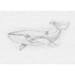 Best Papier peint panoramique XL WALLY 400 x 270 cm blanc - 4MURS Enfant Décors Panoramiques Enfant|Papiers Peints Enfant