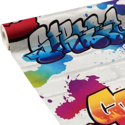 Hot Papier peint TAG STREET coloris blanc - 4MURS Enfant Papiers Peints Enfant|Papiers Peints