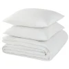 Discount Parure de lit en gaze de coton ANOKIAS blanc 240 x 260 cm - 4MURS Linge De Maison