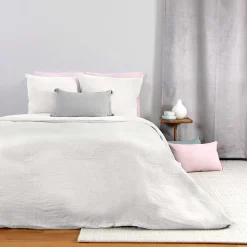 Discount Parure de lit en gaze de coton ANOKIAS blanc 240 x 260 cm - 4MURS Linge De Maison
