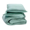 Clearance Parure de lit en gaze de coton ANOKIAS amande 240 x 260 cm - 4MURS Linge De Maison
