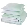 Sale Parure de lit en percale de coton UMA bleu acqua 240 x 220 cm - Linge De Maison