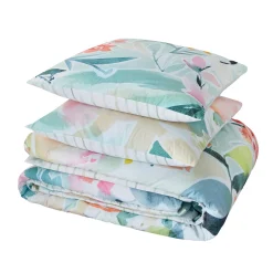 Outlet Parure de lit en percale de coton AQUARELLA multicolore 240 x 220 cm Linge De Maison