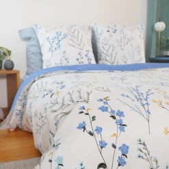 Discount Parure de lit en satin de coton FANILLE multicolore 240 x 220 cm Linge De Maison