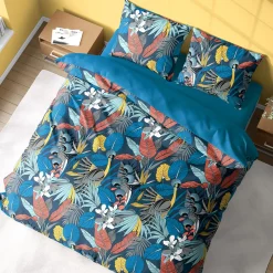 Clearance Parure de lit en satin de coton PARADE multicolore 260 x 240 cm Linge De Maison