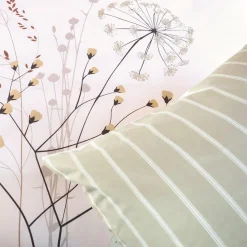 Best Parure de lit en toile de coton SOLIFLORE blanc 240 x 220 cm - 4MURS Linge De Maison