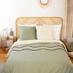 Sale Parure de lit en toile de coton LINEA multicolore 240 x 220 cm - 4MURS Linge De Maison