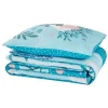 Discount Parure de lit en toile de coton SIRENINA bleu acqua 140 x 200 cm Enfant Textile De Maison Enfant|Linge De Maison