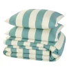 Best Parure de lit en toile de coton DEE vert jaune 240 x 220 cm - Linge De Maison