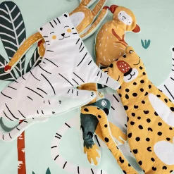 Best Parure de lit JUNGLE MANIA coloris multicolore 140 x 200 cm - 4MURS Enfant Textile De Maison Enfant|Linge De Maison