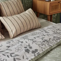 Sale Parure de lit satin bio SUSIE vert amande 260 x 240 cm - 4MURS Linge De Maison