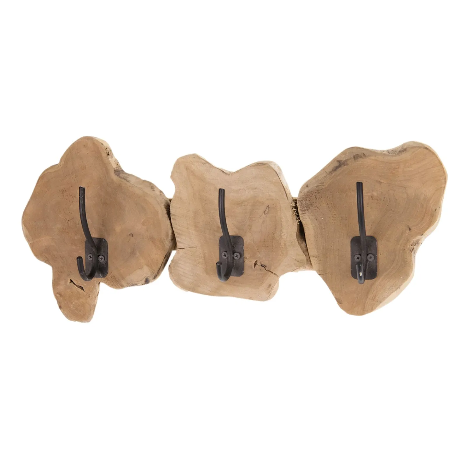 Clearance Patère ARACAJU coloris teck hauteur 20 cm - 4MURS Rangements