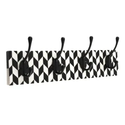 Outlet Patère COCO coloris noir et blanc - 4MURS Rangements