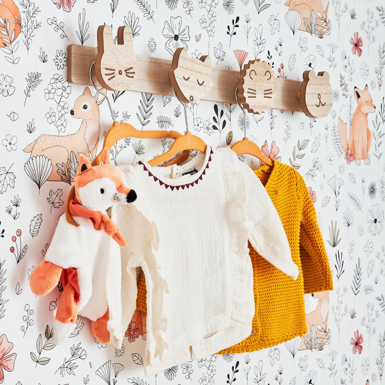Online Patère ROX coloris pin - 4MURS Enfant Déco Enfant|Déco Murale Enfant