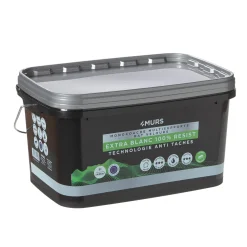 Outlet Peinture MURS ET PLAFONDS EXTRA BLANC Peinture blanc 5 L - Peintures