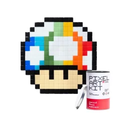 New Kit création PIXEL ART RAINBOW SHROOM - 4MURS Jeux Et Diy