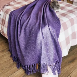 Best Plaid CRIXUS coloris violet - 4MURS Enfant Textile De Maison Enfant|Plaids