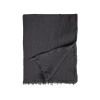 New Plaid gaze de coton DIANA coloris ébène - 4MURS Enfant Textile De Maison Enfant|Plaids