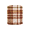 Outlet Plaid HAZEL coloris Orange tanné - 4MURS Plaids