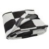 Fashion Plaid polaire LANI coloris noir/blanc - 4MURS Plaids
