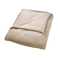 Sale Plaid polaire TILLIE coloris sable - 4MURS Plaids