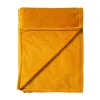 Discount Plaid polaire TILLIE coloris jaune curry - 4MURS Plaids