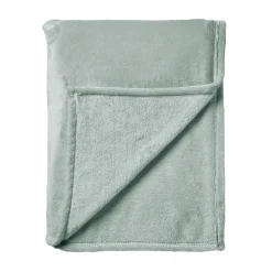 Clearance Plaid polaire TILLIE coloris vert jade - 4MURS Plaids