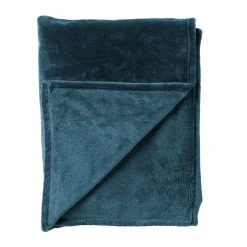 Fashion Plaid polaire TILLIE coloris bleu nuit - 4MURS Plaids