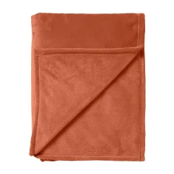 Online Plaid polaire TILLIE coloris ocre - 4MURS Plaids