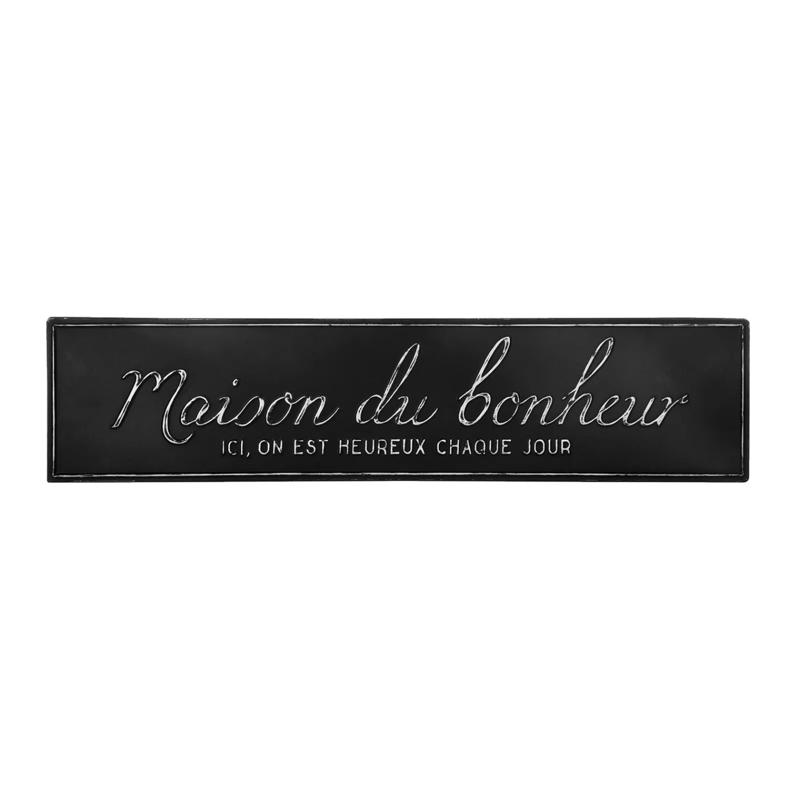 Online Plaque métal ALIX coloris noir - 4MURS Objets Muraux