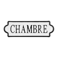 Online Plaque métal ROOM SIGNS coloris noir - 4MURS Objets Muraux