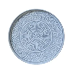 Outlet Plateau décoratif ELIRIS coloris bleu - 4MURS Objets Déco