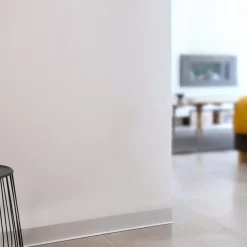 Sale Plinthe déco ALU BROSSÉ 2M coloris argent - 4MURS Revêtements De Sol