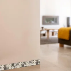 Online Plinthe déco CARREAUX DE CIMENT coloris gris - 4MURS Revêtements De Sol