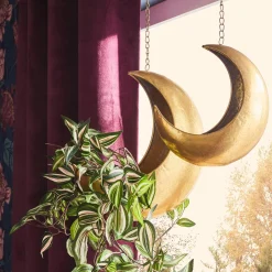 Online Pot suspendu LUNE coloris or - 4MURS Objets Déco
