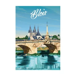 New Affiche BLOIS 30 x 40 cm - 4MURS Tableaux Et Affiches