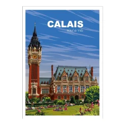 Fashion Affiche CALAIS 30 x 40 cm - 4MURS Tableaux Et Affiches