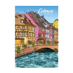 Fashion Affiche COLMAR 30 x 40 cm - 4MURS Tableaux Et Affiches