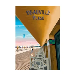 Best Affiche DEAUVILLE 30 x 40 cm - 4MURS Tableaux Et Affiches