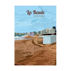 Sale Affiche LA BAULE 30 x 40 cm - 4MURS Tableaux Et Affiches