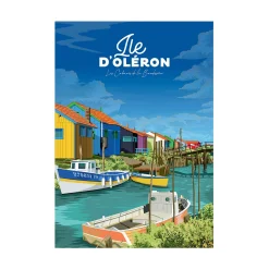 Sale Affiche ÎLE D'OLERON 30 x 40 cm - 4MURS Tableaux Et Affiches