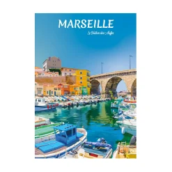 Fashion Affiche MARSEILLE 30 x 40 cm - 4MURS Tableaux Et Affiches