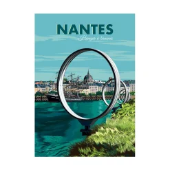 Best Affiche NANTES - HANGAR À BANANES 30 x 40 cm - 4MURS Tableaux Et Affiches