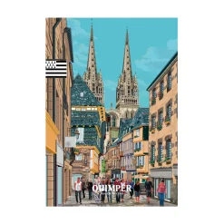 Fashion Affiche QUIMPER 30 x 40 cm - 4MURS Tableaux Et Affiches