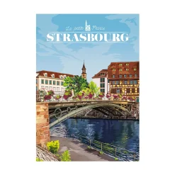 Clearance Affiche STRASBOURG 30 x 40 cm - 4MURS Tableaux Et Affiches