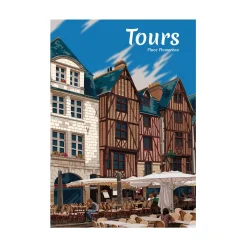 Online Affiche TOURS 30 x 40 cm - 4MURS Tableaux Et Affiches